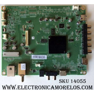 MAIN / VIZIO XHCB02K011 / (Q)XHCB02K011030X 1717 / 715G8320-M01-B00-004T / MODELO D32F-E1 LTT3VMKT / PANEL TPT315B1-1B01.L REV:S21A	
